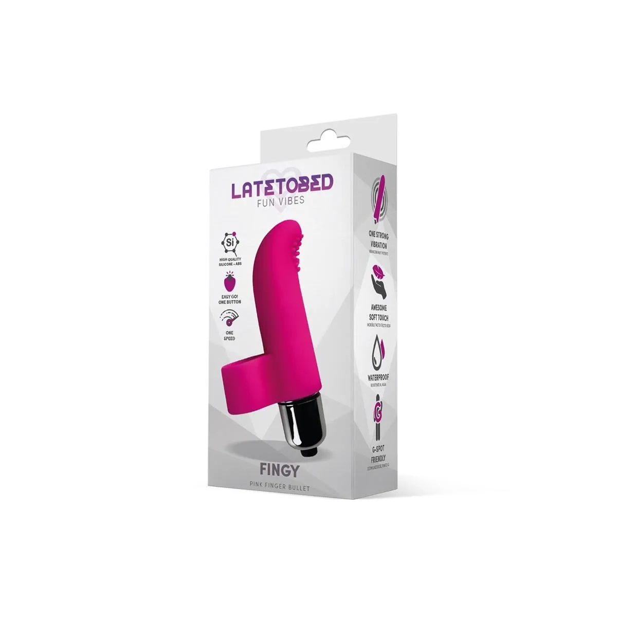Fingy Finger Bullet Silikon (PINK) von Latetobed | Fesselliebe.de