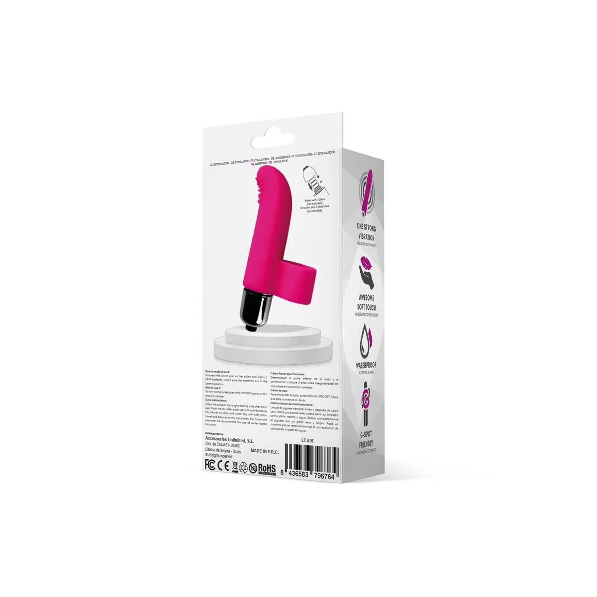 Fingy Finger Bullet Silikon (PINK) von Latetobed | Fesselliebe.de