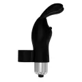 Fingyhop Vibrating Bullet mit Rabbit (SCHWARZ) von Latetobed