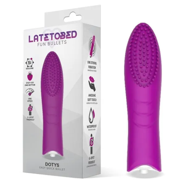 Dotys Easy Quick Vibrating Bullet Silikon (LILA) von Latetobed | Fesselliebe.de