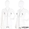 Nippelklemmen und Klitorisklemmen mit Kette von Latetobed BDSM Line