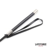 Peitsche mit Herzform, Schwarz, 60 cm von Latetobed BDSM Line | Fesselliebe.de