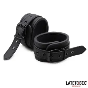 Neopren-Fussfesseln, Verstellbar von Latetobed BDSM Line