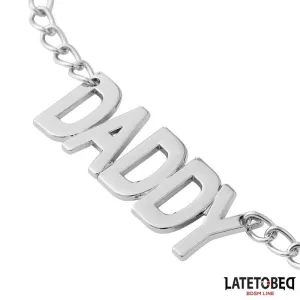 Nippelklemmen mit „DADDY Word”-Anhänger von Latetobed BDSM Line