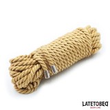 Bondage-Seil mit Metalldetails, 10 M von Latetobed BDSM Line | Fesselliebe.de