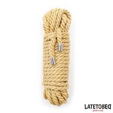 Bondage-Seil mit Metalldetails, 10 M von Latetobed BDSM Line | Fesselliebe.de