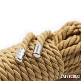 Bondage-Seil mit Metalldetails, 10 M von Latetobed BDSM Line | Fesselliebe.de