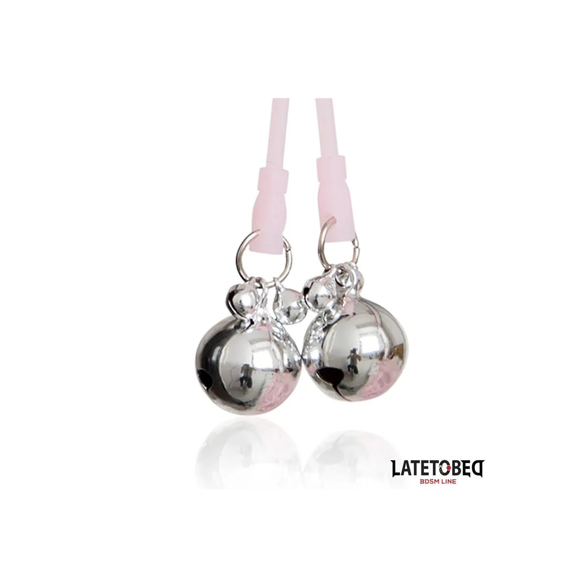 Totenkopf-Nippelklemmen mit Glöckchen von Latetobed BDSM Line | Fesselliebe.de