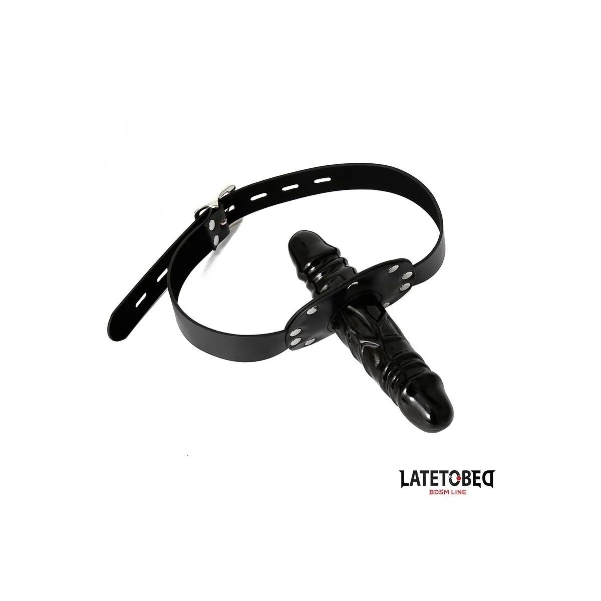 Doppelter Penisknebel von Latetobed BDSM Line | Fesselliebe.de