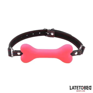 Knochenknebel, Rosa, Verstellbar von Latetobed BDSM Line | Fesselliebe.de
