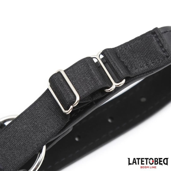 Kopfgeschirr mit Ballknebel und Nasenhaken von Latetobed BDSM Line | Fesselliebe.de