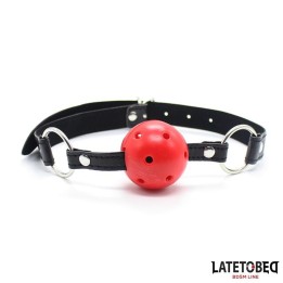 Hohler Hartball-Knebel von Latetobed BDSM Line | Fesselliebe.de