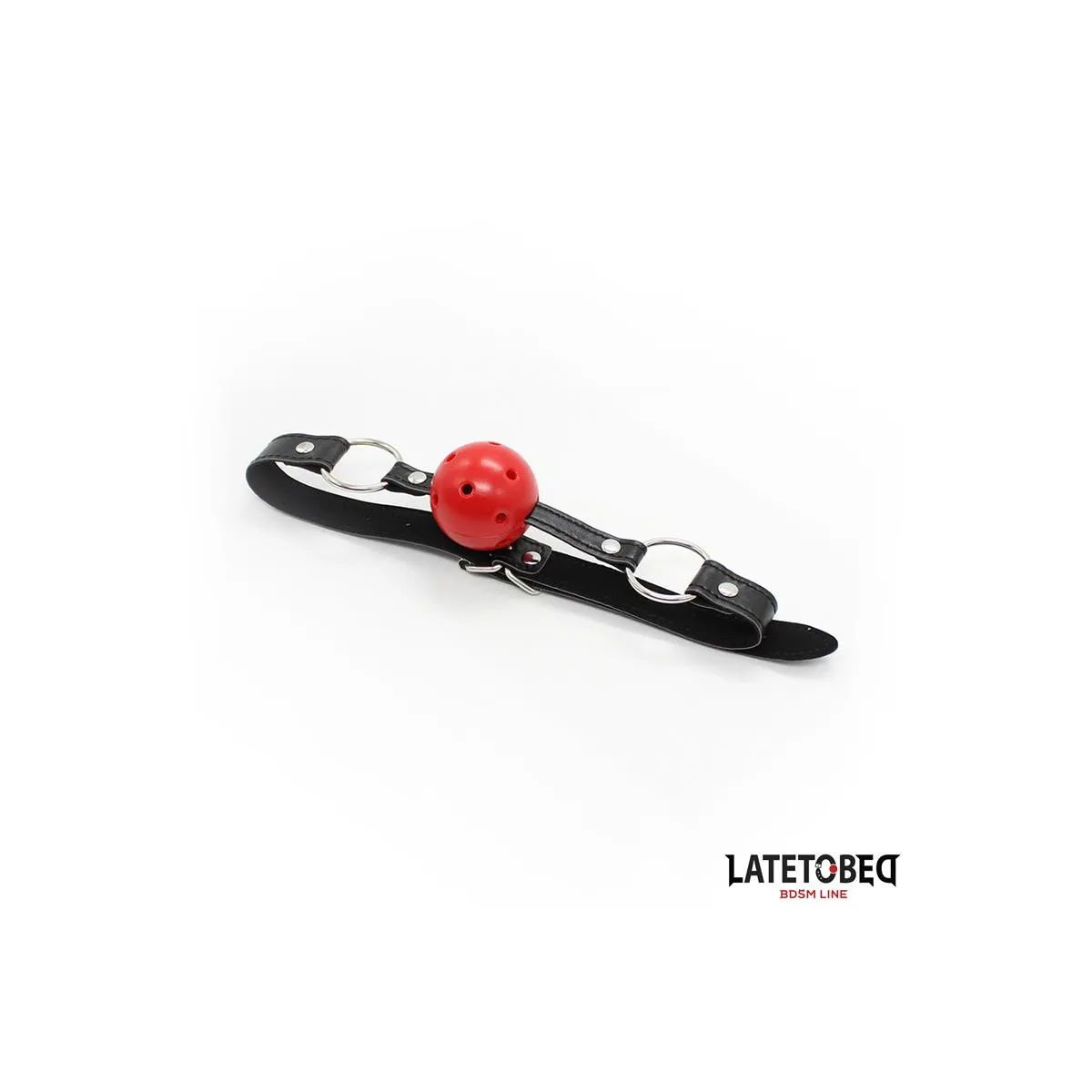 Hohler Hartball-Knebel von Latetobed BDSM Line | Fesselliebe.de