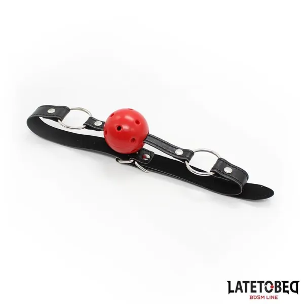 Hohler Hartball-Knebel von Latetobed BDSM Line | Fesselliebe.de
