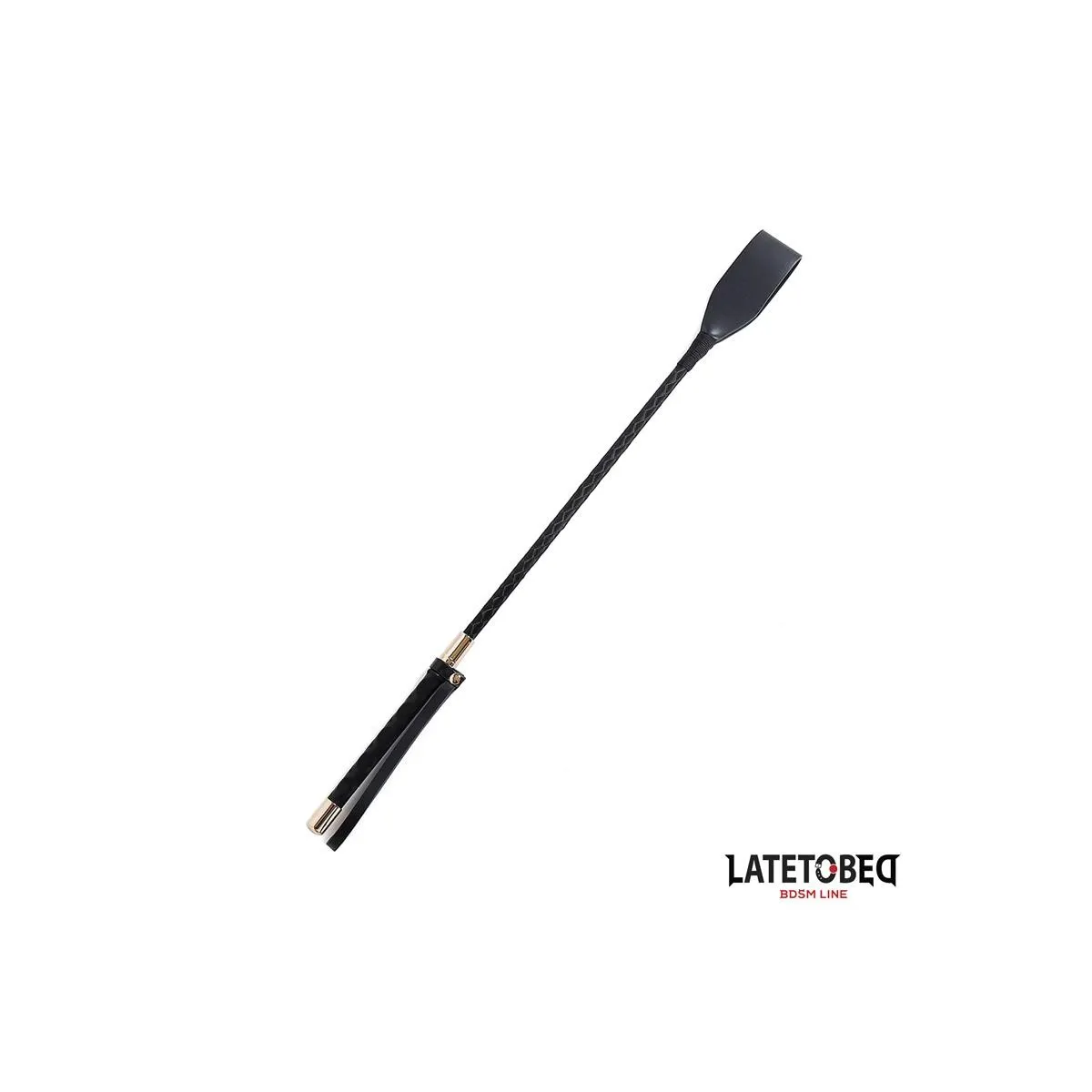 Klassische Peitsche, Schwarz, 60 cm von Latetobed BDSM Line | Fesselliebe.de