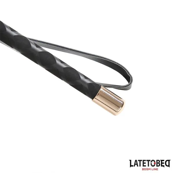 Klassische Peitsche, Schwarz, 60 cm von Latetobed BDSM Line | Fesselliebe.de