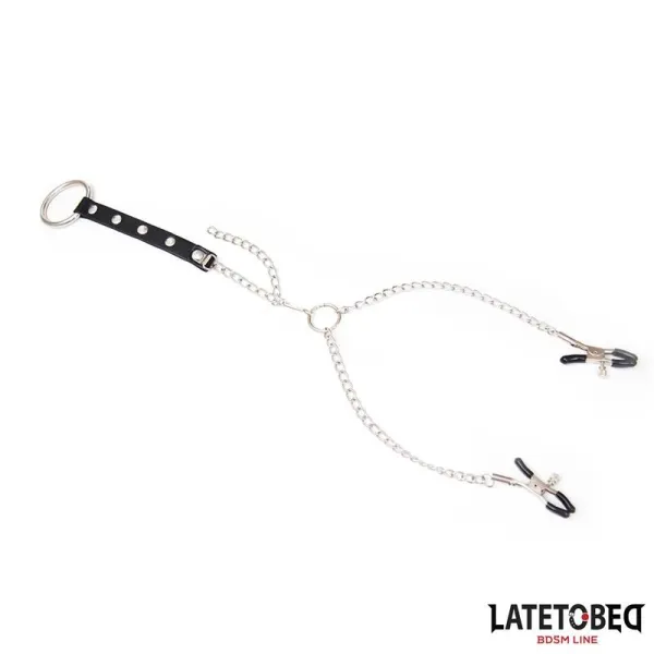 Nippelklemmen-Penisring-Set, Verstellbar von Latetobed BDSM Line | Fesselliebe.de
