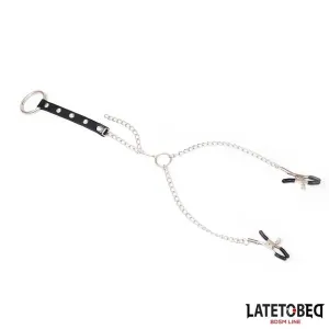 Nippelklemmen-Penisring-Set, Verstellbar von Latetobed BDSM Line | Fesselliebe.de