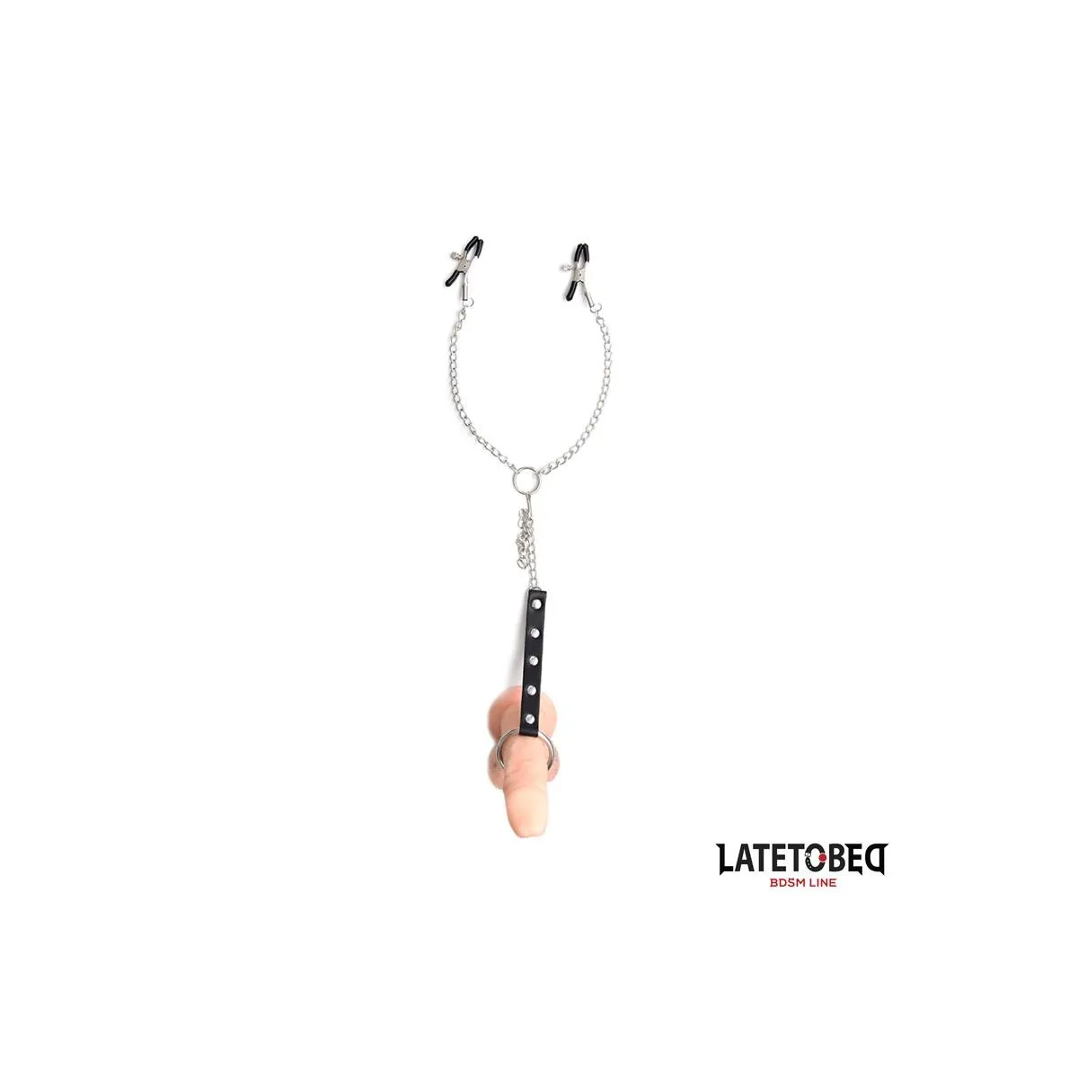 Nippelklemmen-Penisring-Set, Verstellbar von Latetobed BDSM Line | Fesselliebe.de