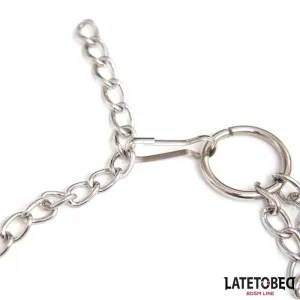 Nippelklemmen-Penisring-Set, Verstellbar von Latetobed BDSM Line