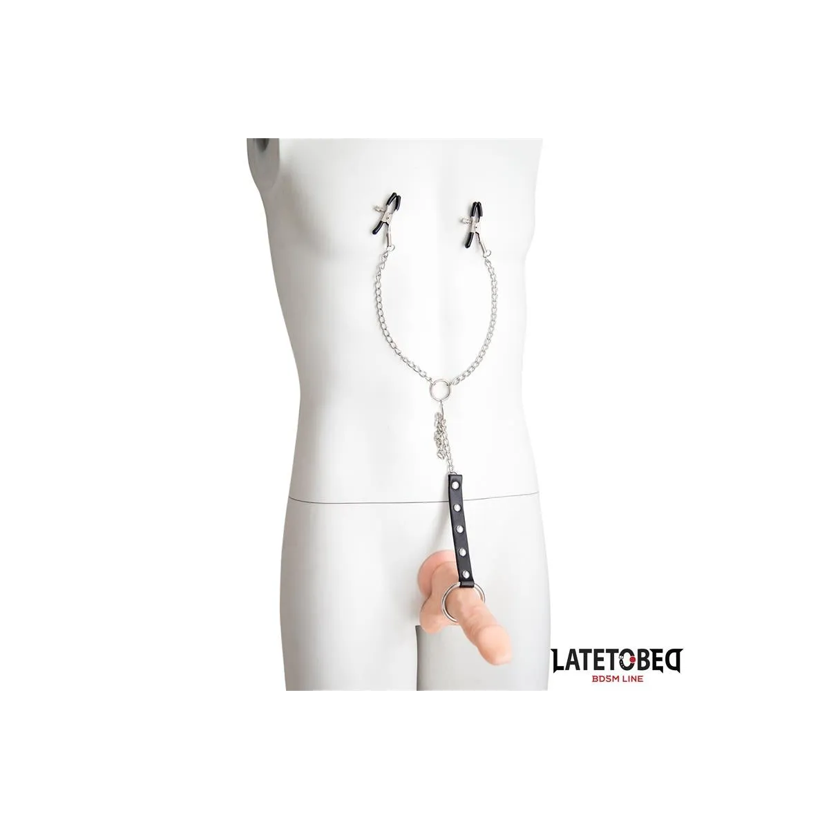Nippelklemmen-Penisring-Set, Verstellbar von Latetobed BDSM Line | Fesselliebe.de