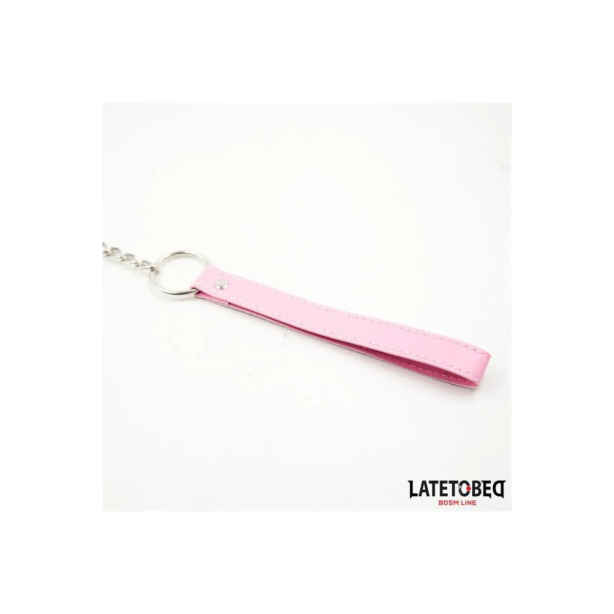 Metallkette Leine Pink 65 cm von Latetobed BDSM Line | Fesselliebe.de