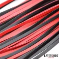 Rot-Schwarze Peitsche 65 cm von Latetobed BDSM Line