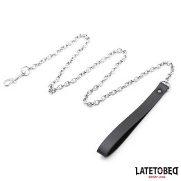 Schwarze Kettenleine 100 cm von Latetobed BDSM Line | Fesselliebe.de