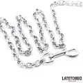 Schwarze Kettenleine 100 cm von Latetobed BDSM Line