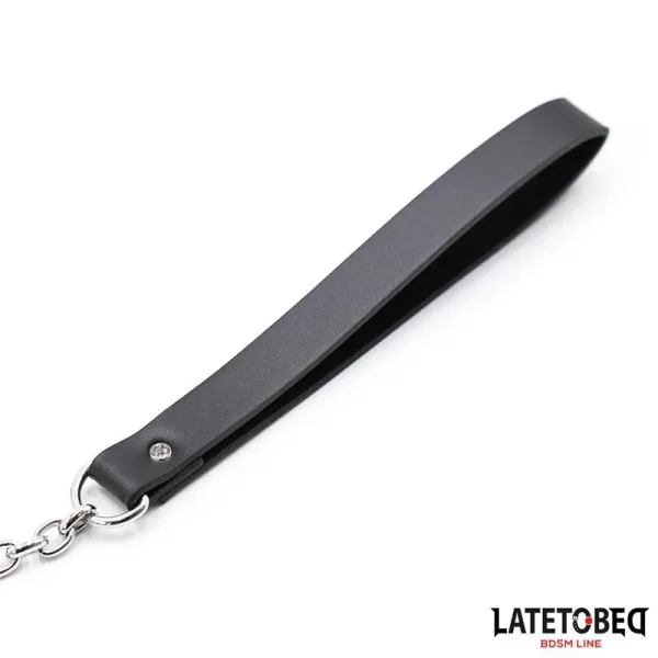Schwarze Kettenleine 100 cm von Latetobed BDSM Line | Fesselliebe.de