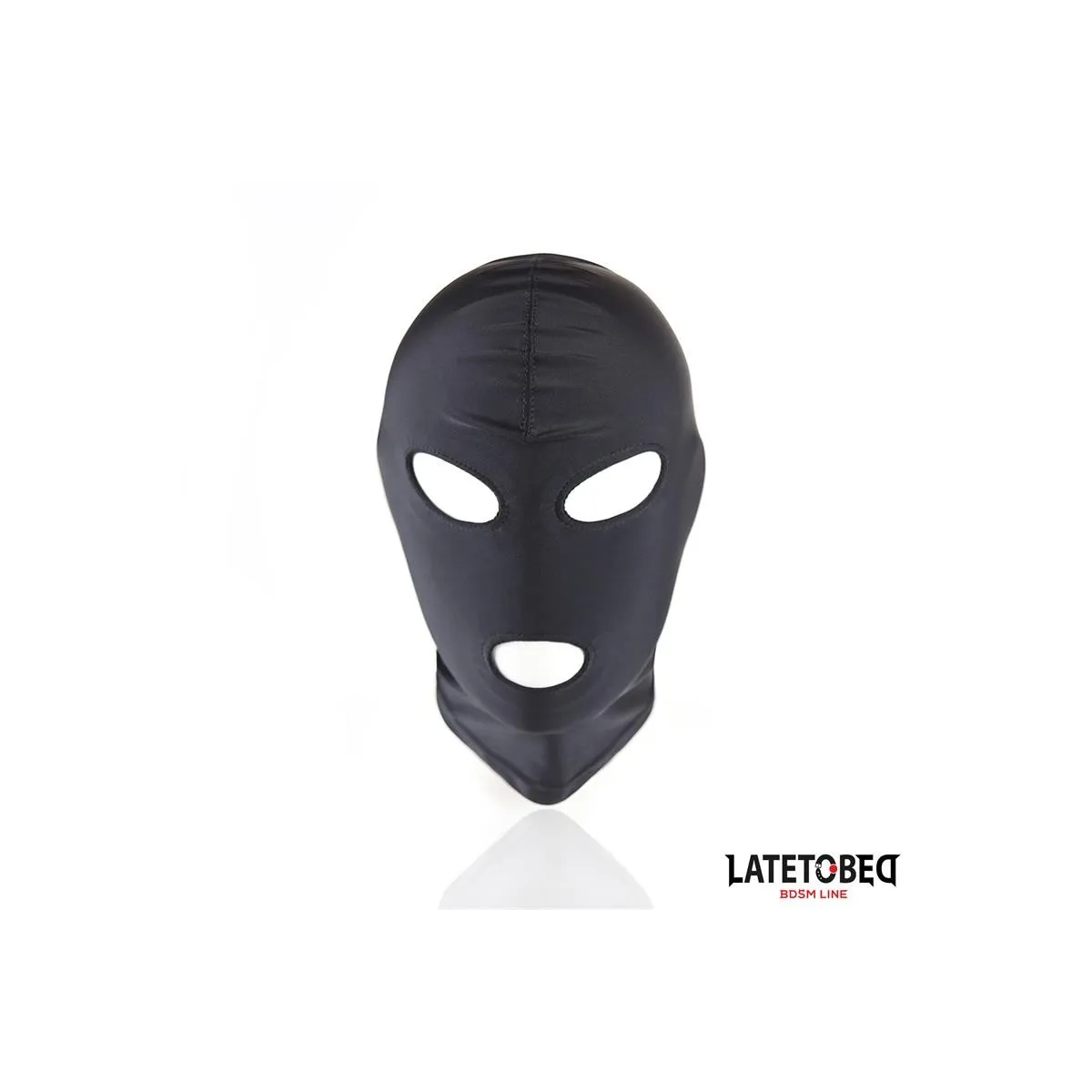 Haube mit offenem Mund und Offenen Augen, Schwarz von Latetobed BDSM Line | Fesselliebe.de