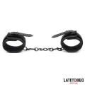 Neopren-Handfesseln, Schwarz von Latetobed BDSM Line