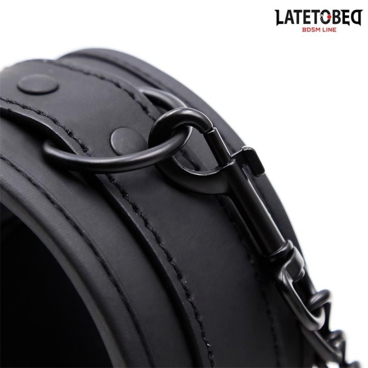 Neopren-Handfesseln, Schwarz von Latetobed BDSM Line | Fesselliebe.de