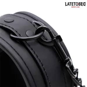 Neopren-Handfesseln, Schwarz von Latetobed BDSM Line
