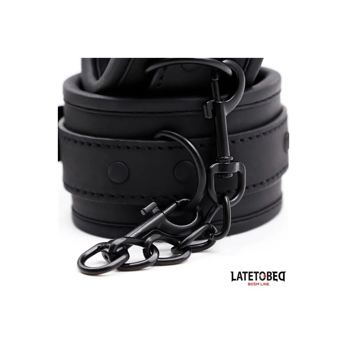 Neopren-Handfesseln, Schwarz von Latetobed BDSM Line | Fesselliebe.de