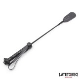 Peitsche mit Geflochtenem Griff 44,5 cm von Latetobed BDSM Line | Fesselliebe.de