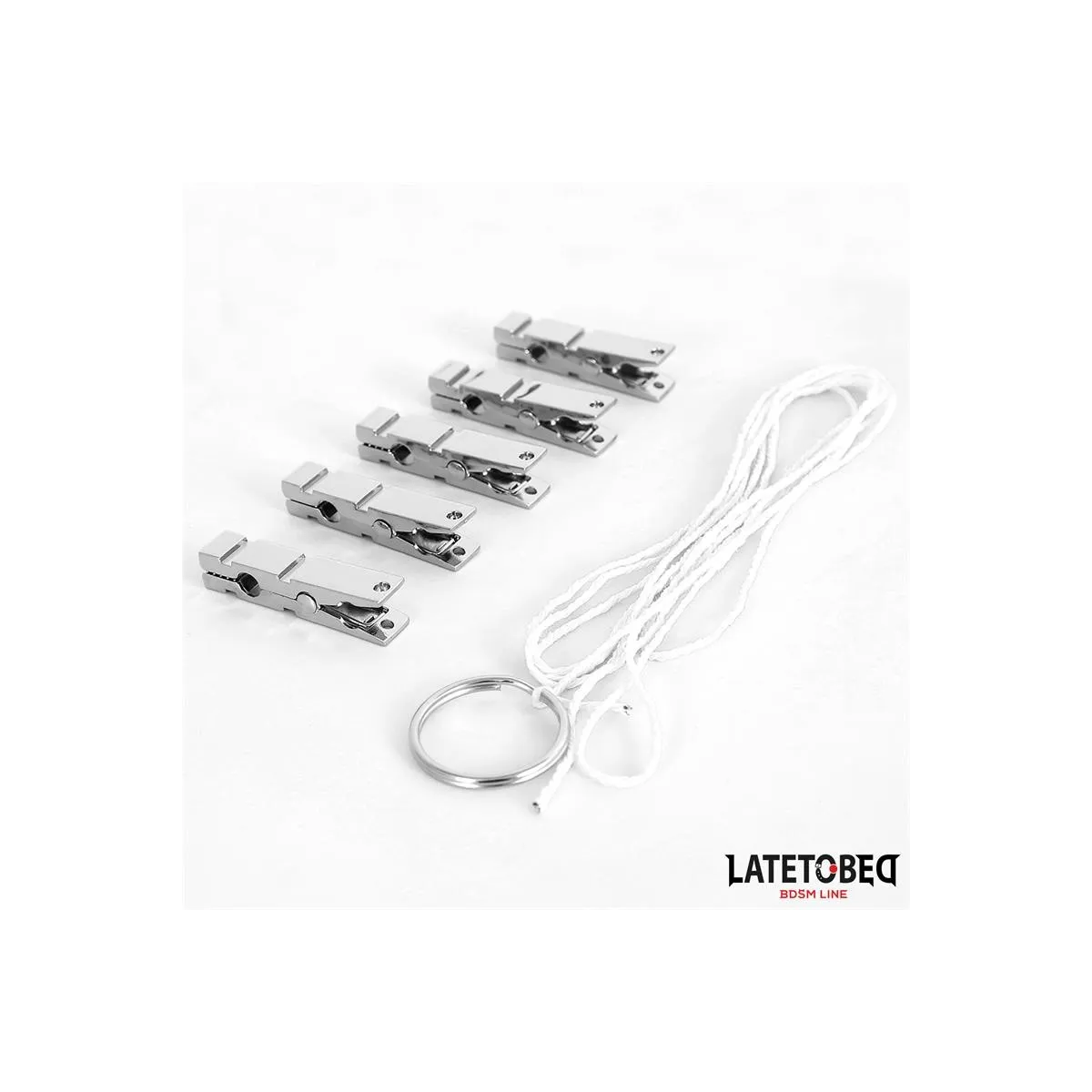 Nippelklemmen, Zink von Latetobed BDSM Line | Fesselliebe.de