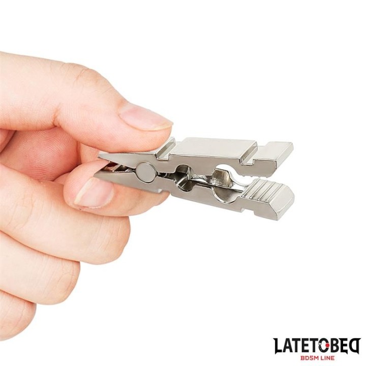 Nippelklemmen, Zink von Latetobed BDSM Line | Fesselliebe.de