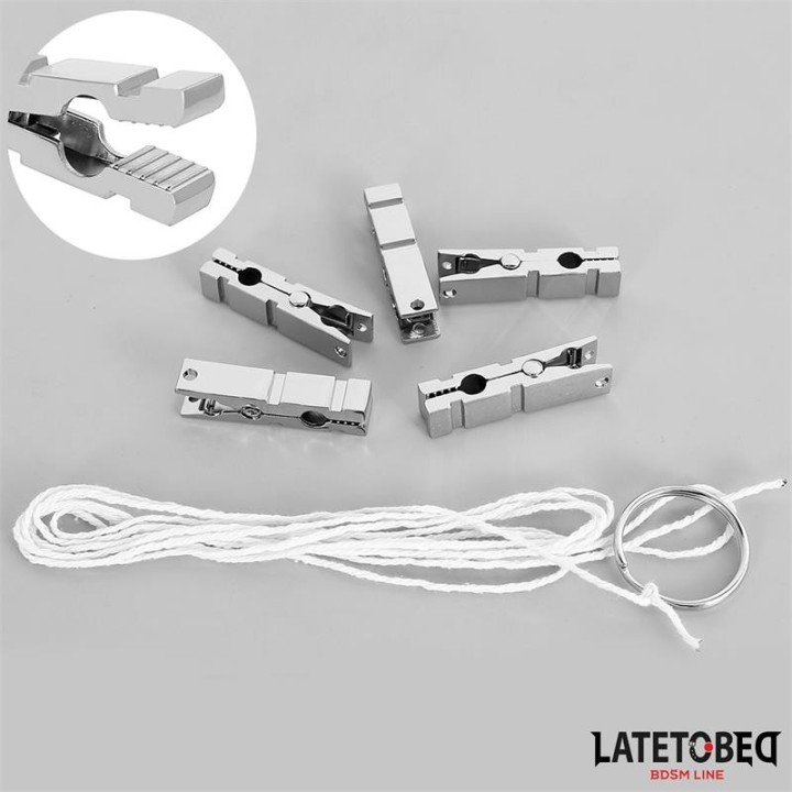 Nippelklemmen, Zink von Latetobed BDSM Line | Fesselliebe.de