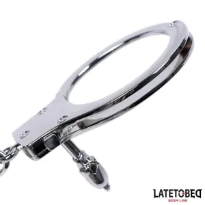 Nippelklemmen-Penisring-Set, Verstellbar von Latetobed BDSM Line