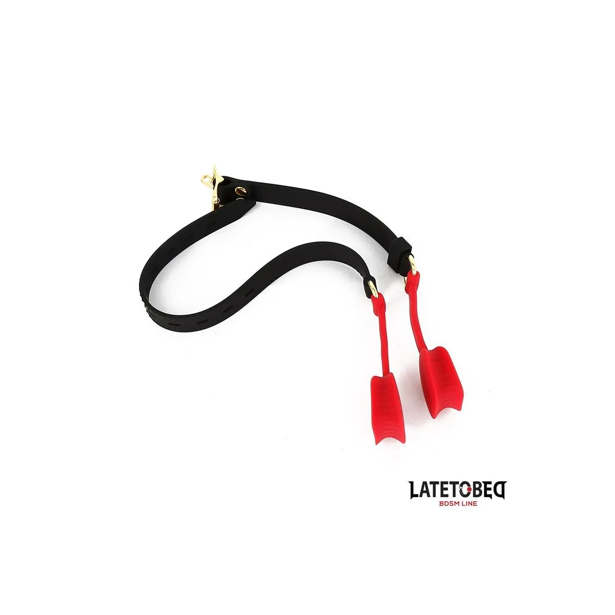 Doppelendiger Metallkarabinerhaken von Latetobed BDSM Line | Fesselliebe.de