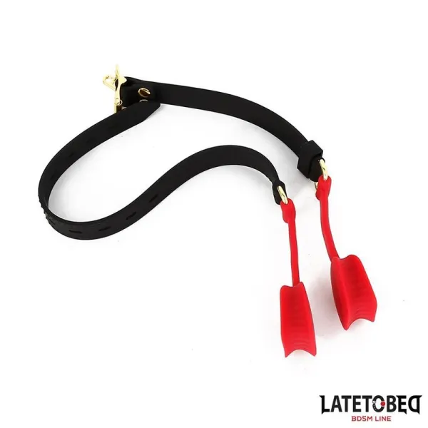 Doppelendiger Metallkarabinerhaken von Latetobed BDSM Line | Fesselliebe.de