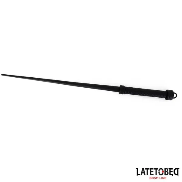 Silikonpeitsche Schwarz 63,5 cm von Latetobed BDSM Line | Fesselliebe.de