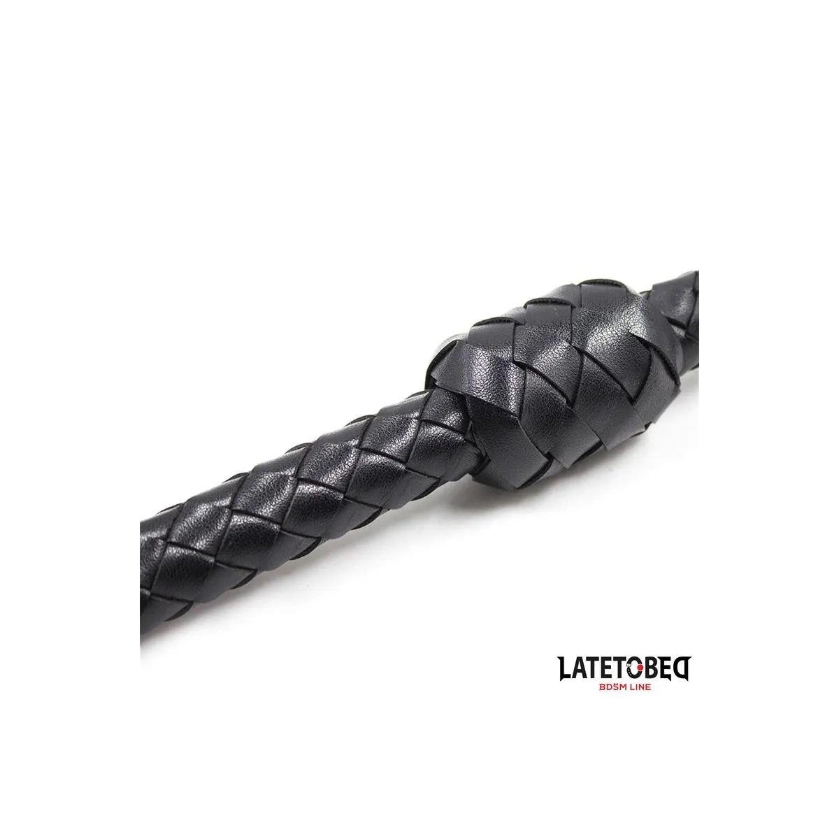 Geflochtene Peitsche Schwarz 116 cm von Latetobed BDSM Line | Fesselliebe.de