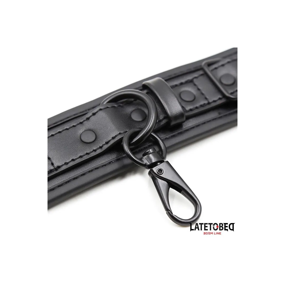 Handschellen Verstellbar Neopren Schwarz von Latetobed BDSM Line | Fesselliebe.de