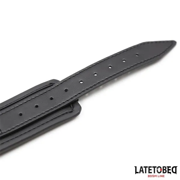 Handschellen Verstellbar Neopren Schwarz von Latetobed BDSM Line | Fesselliebe.de