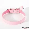 Halsband mit Glocke Verstellbar Rosa von Latetobed BDSM Line