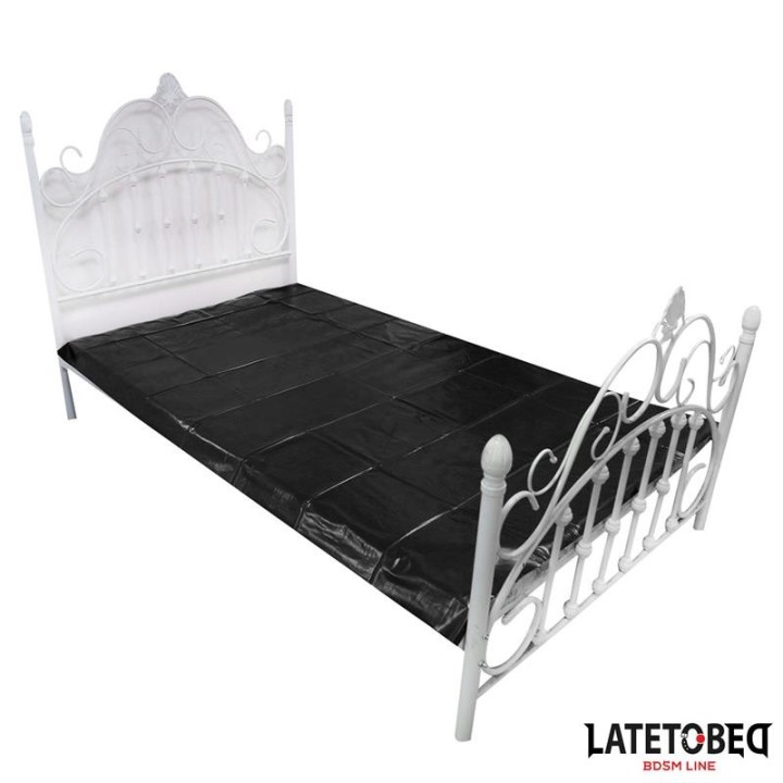 Wasserdichte Bettlaken Schwarz von Latetobed BDSM Line | Fesselliebe.de