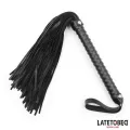 Gepolsterte Peitsche Schwarz 48,5 cm von Latetobed BDSM Line