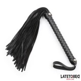 Gepolsterte Peitsche Schwarz 48,5 cm von Latetobed BDSM Line | Fesselliebe.de